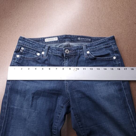 AG Jeans Women 28R Blue Angelina Petite Boot Stretch Y2K Western Cowgirl Chic - Picture 5 of 11